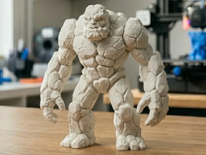 Rock Golem Mythical Creature Figurine