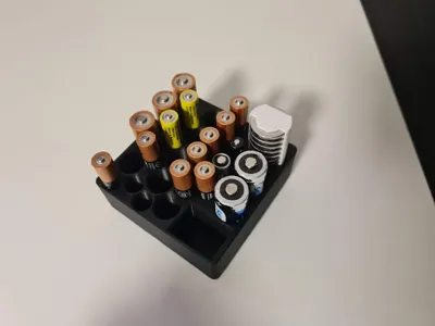 Gridfinity batteries holder