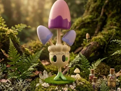 Pokemon Morelull Figurine