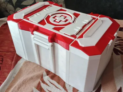large first aid kit, box