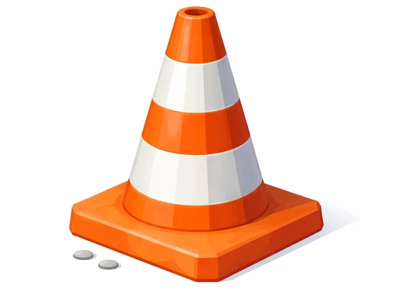 Low Poly Traffic Cone