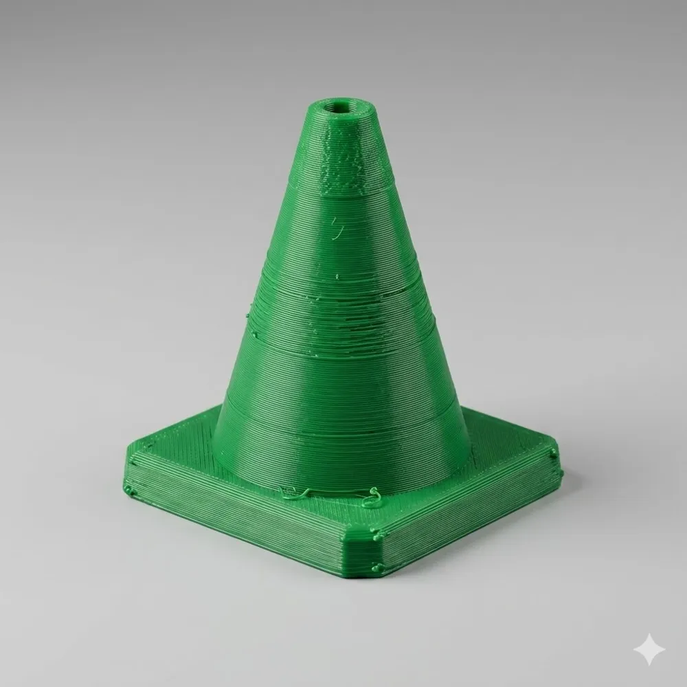 Cone de Tráfego Low Poly - Modelo gratuito para impressão 3D - MakerWorld