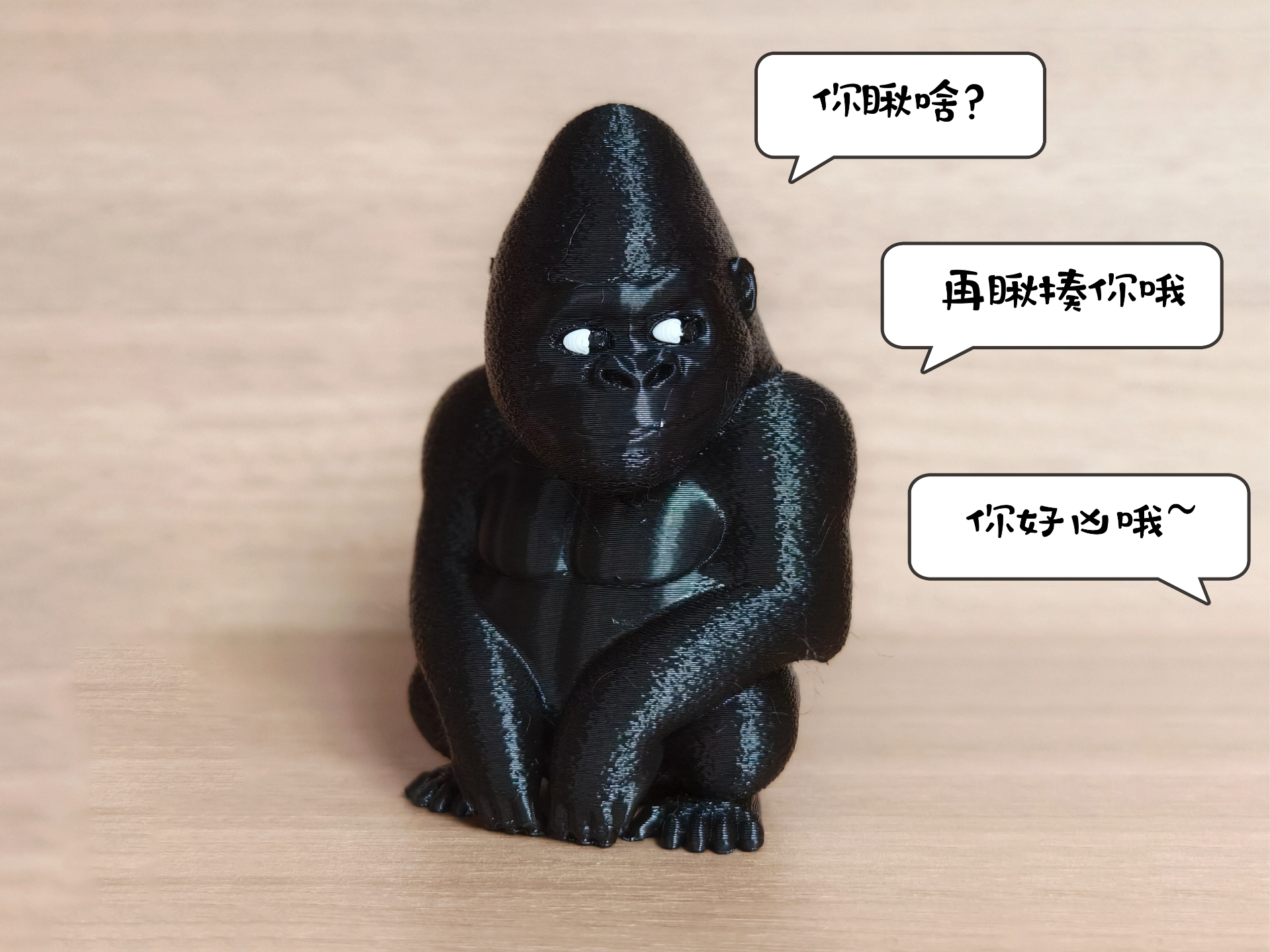 呆萌大猩猩，无AMS，你瞅啥~