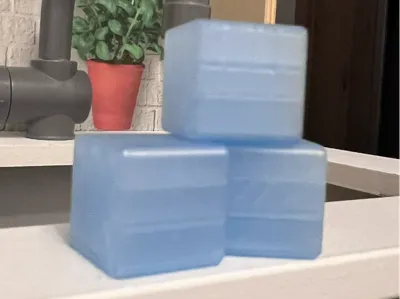 Ice cubes for play kitchen