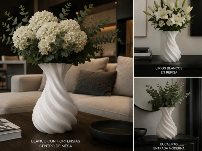 Modern Spiral Vase