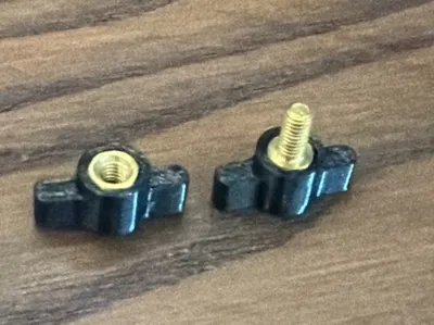 Simple M3 Hex Brass Standoff Wingnuts