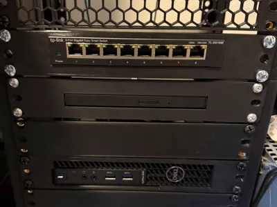 1U Rackmount for ASUS slim CD drive for 10" rack