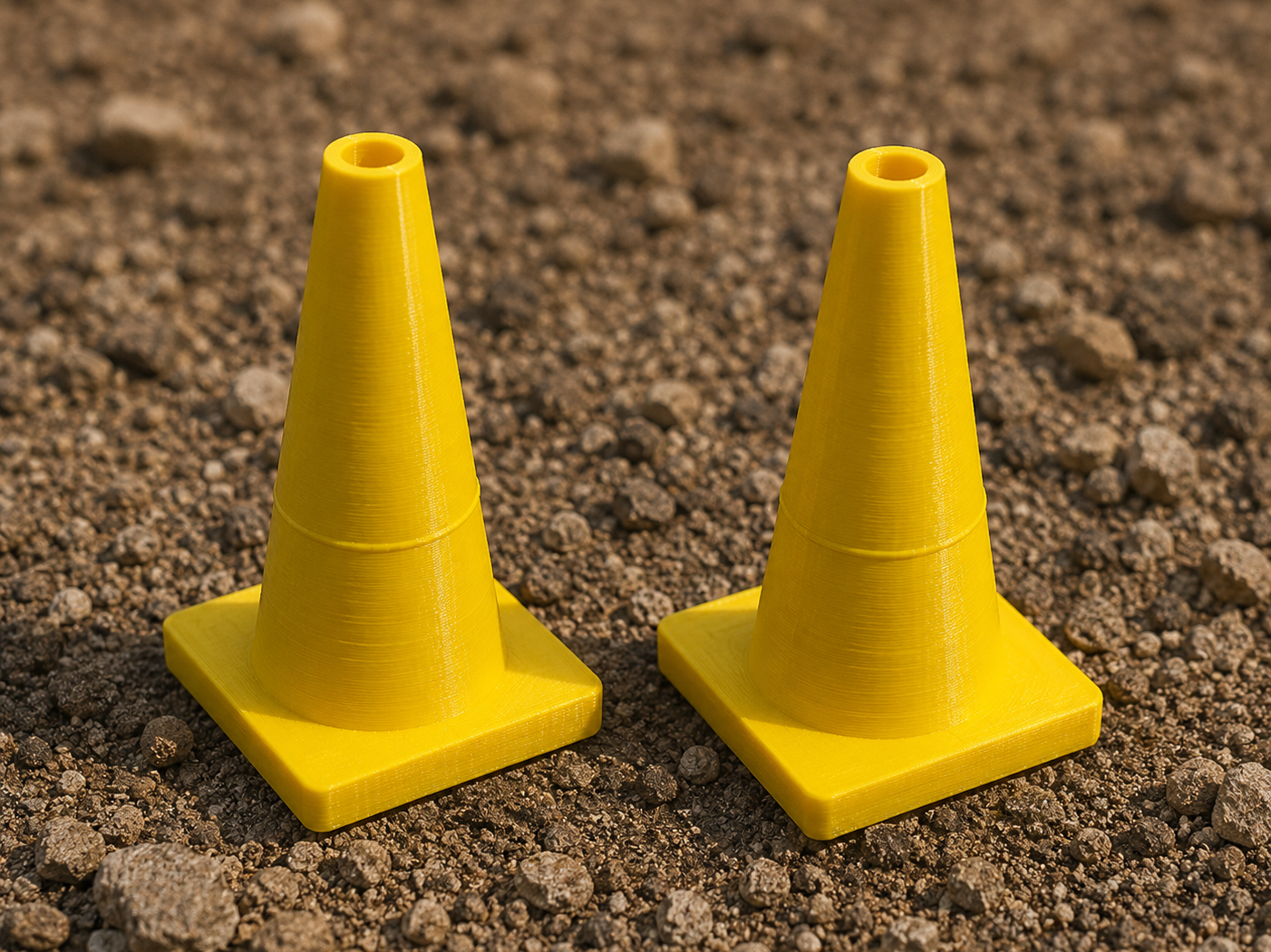 100+ stackable road cones 