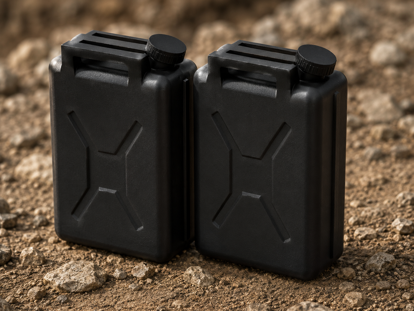 12 Mini Jerry Cans (1/24 scale)