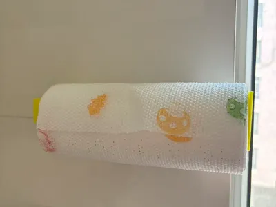 Disposable dishcloth holder