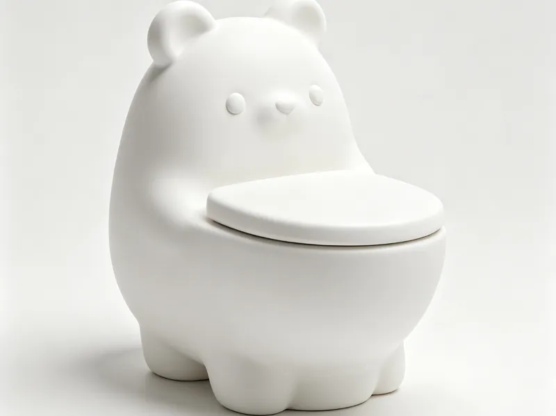 小熊儿童马桶
