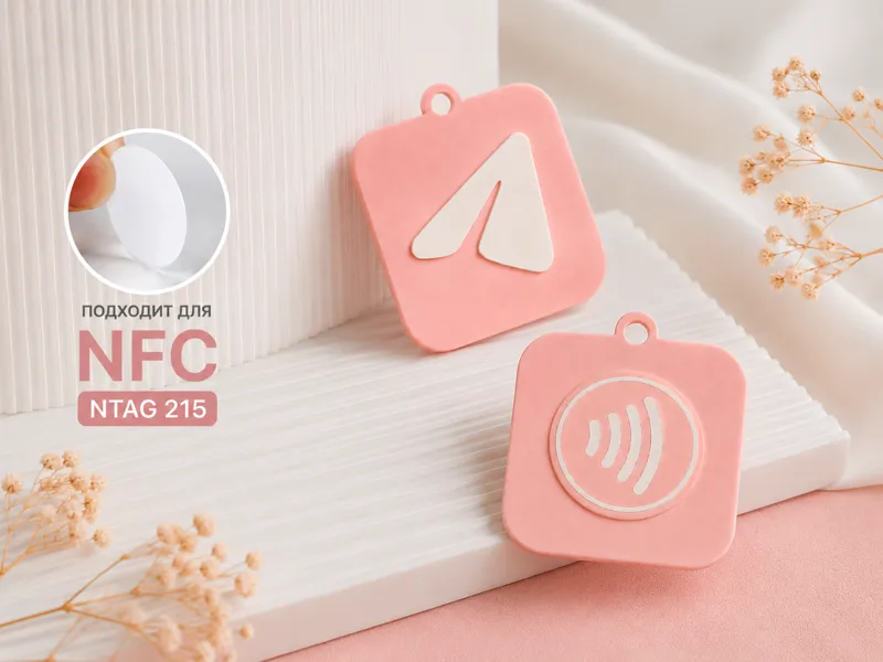 NFC Telegram Keychain NTAG215