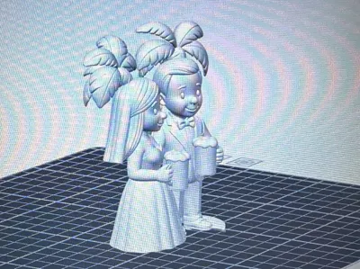 Bridal Couple Figure