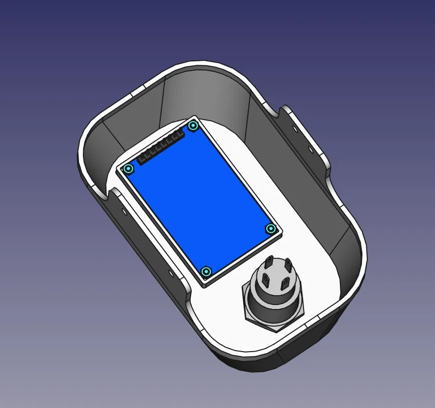 024 - Mount TFT Screen and Pushbutton