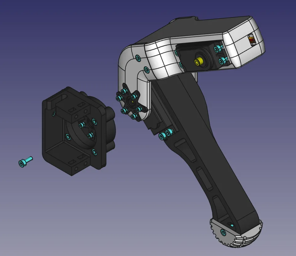 016 - Attach Shoulder Joint to upper Leg