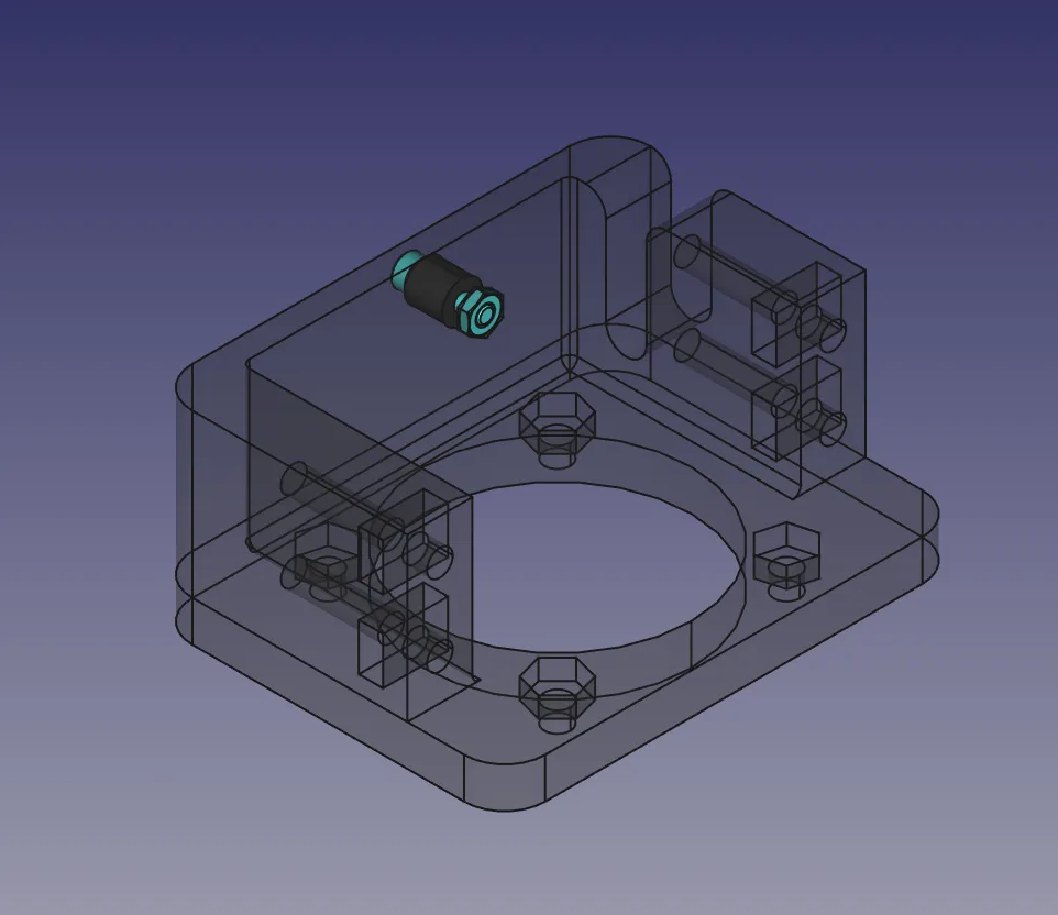 014 - Attach Ballbearing Pin to Servomount