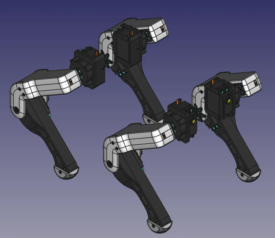 019 - Overview of all of the four legs