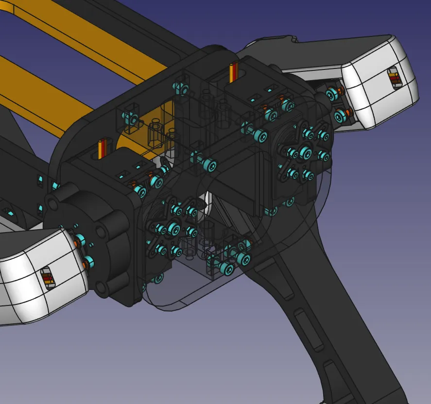 022 - Mount legs to chassis
