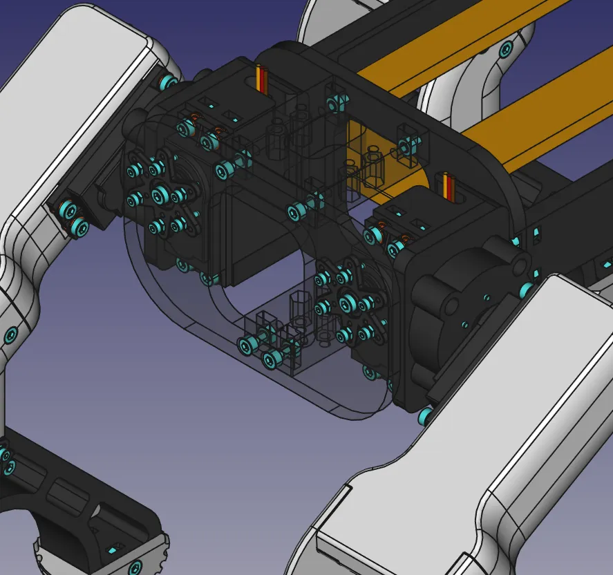 022 - Mount legs to chassis