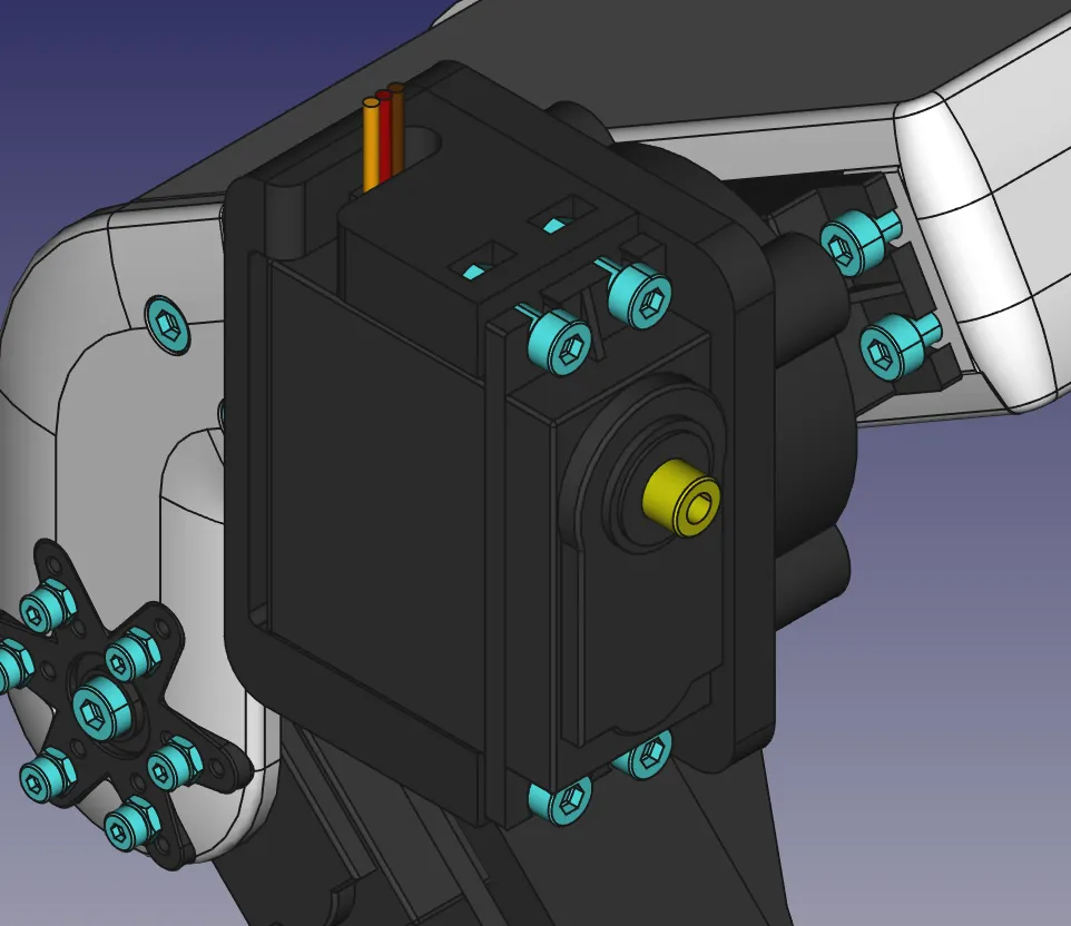 017 - Attach Servo to Shoulder Joint