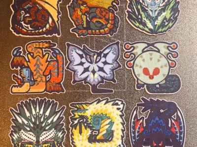 Bambu Lab Four-Color Overlay - Monster Hunter Icon All-in-One Print v1