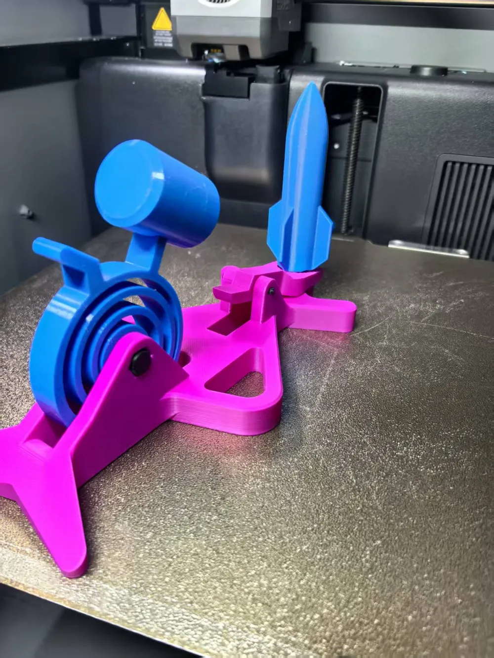 Mechanical Spring Hammer Missile Launcher - Free 3D Print Model ...