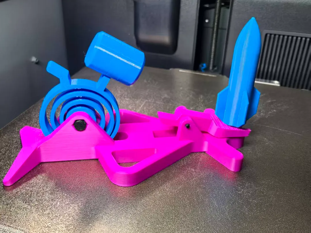Mechanical Spring Hammer Missile Launcher - Free 3D Print Model ...