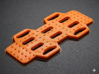 Sand ladder with hand grabs