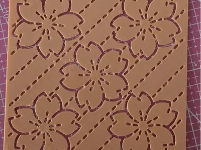 Sakura Sashiko Stencil 