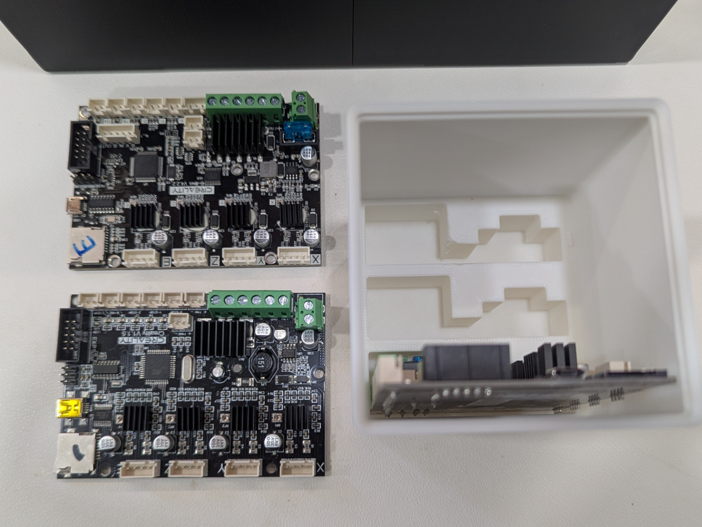 Gridfinity 2×2×15 — Ender 3 Motherboard Holder