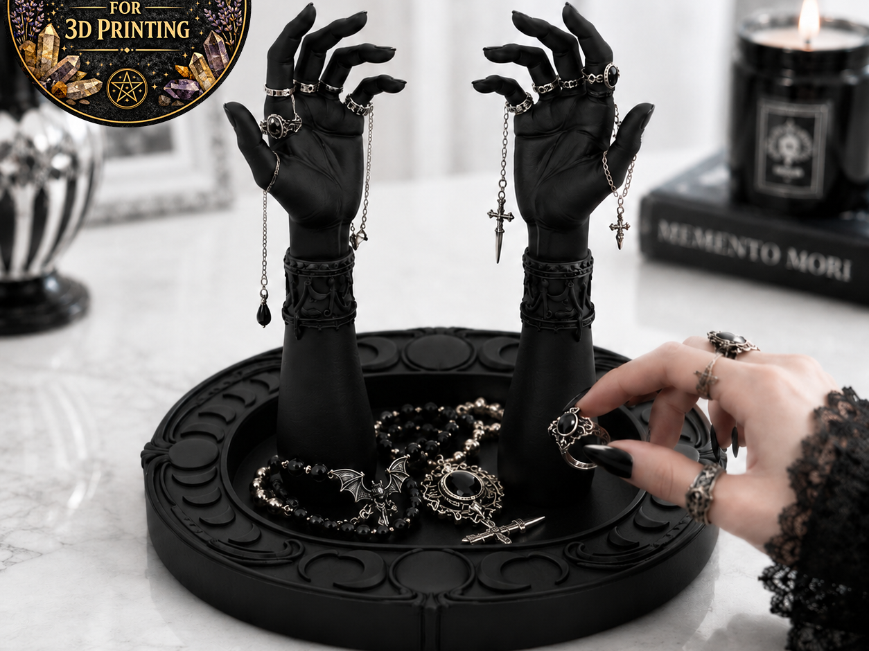 Lilith Hands Jewelry Organizer  Gothic Ring Holder