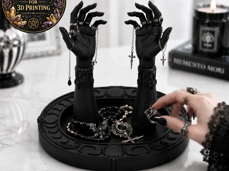 Lilith Hands Jewelry Organizer Gothic Ring Holder