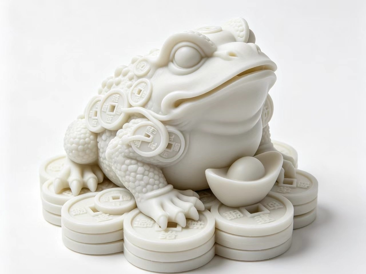 招财蟾蜍 模型摆件