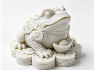招财蟾蜍 模型摆件