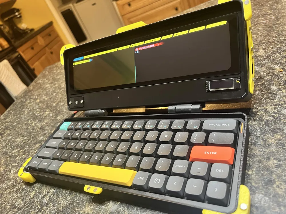 Cyberdeck Shell Outer shell for Cyberdeck - Free 3D Print Model - MakerWorld
