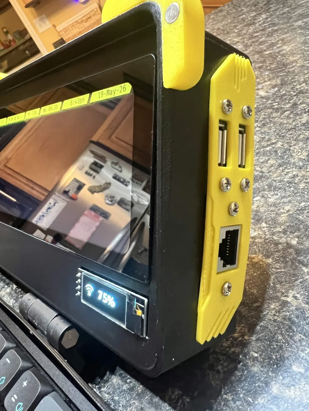 Cyberdeck Shell Outer shell for Cyberdeck - Free 3D Print Model - MakerWorld