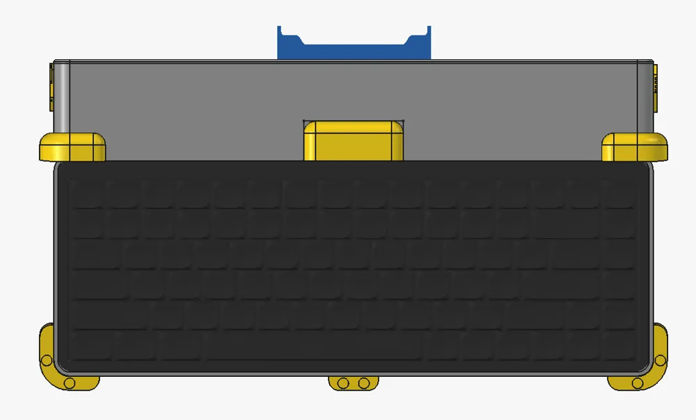 Cyberdeck Shell Outer shell for Cyberdeck - Free 3D Print Model - MakerWorld