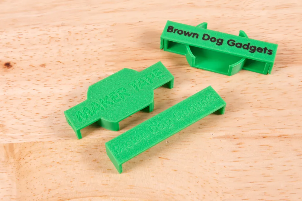 Maker Tape Holder (Small, 1/4") - Free 3D Print Model - MakerWorld
