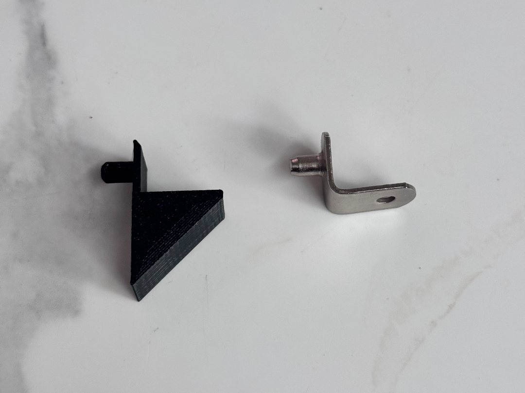 Kitchen Shelf offset 5mm Bracket Peg With Screw