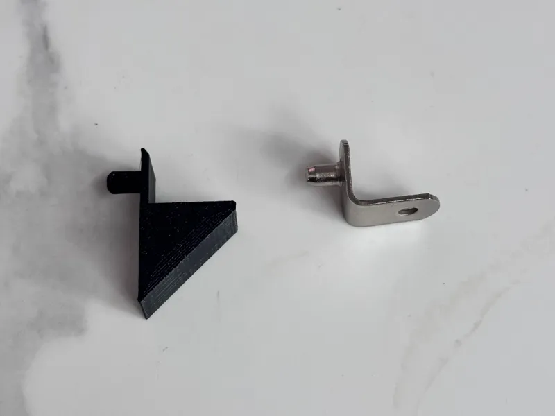 Kitchen Shelf offset 5mm Bracket Peg With Screw