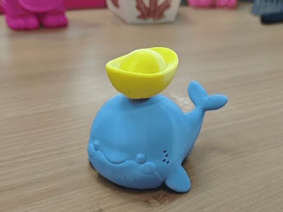 趣味小摆件“摸鱼赚钱”