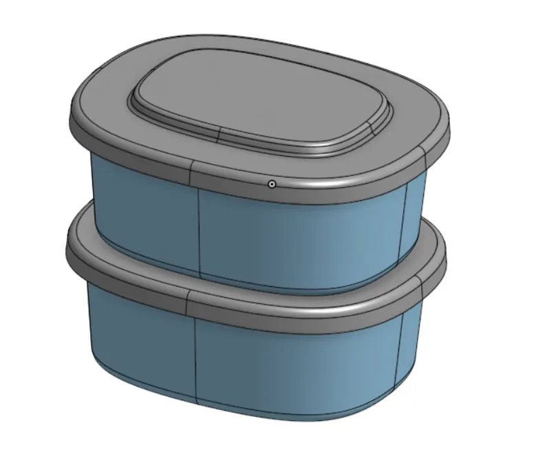 Stackable Containers (Equipment, Storage, etc..) - Free 3D Print Model ...