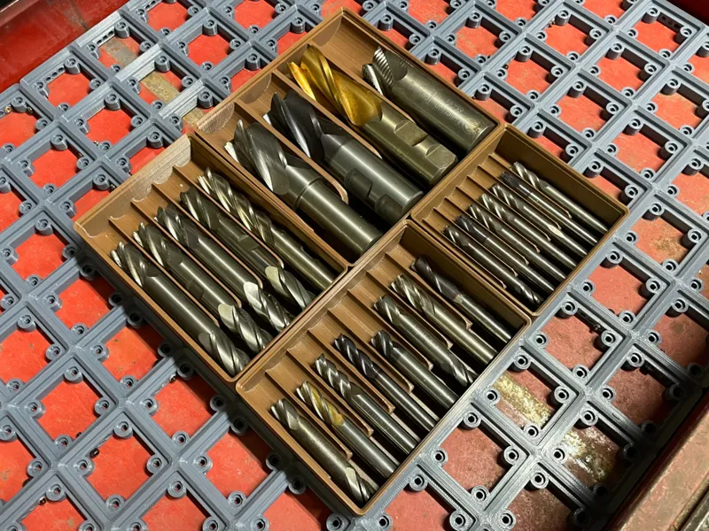 Mill Trays Gridfinity Customizable