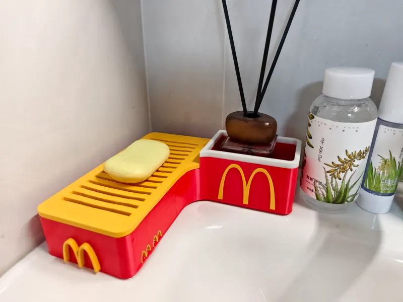 麦麦转角肥皂沥水台
