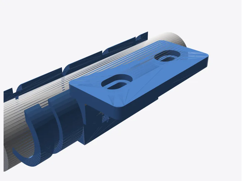 Torch holder for Riffe spearfishing
