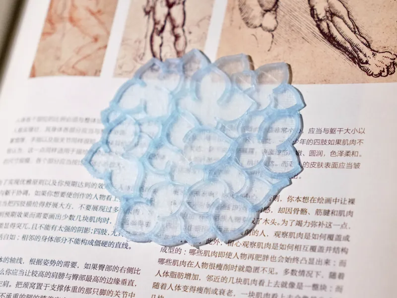 绣球花|仿欧根纱书签