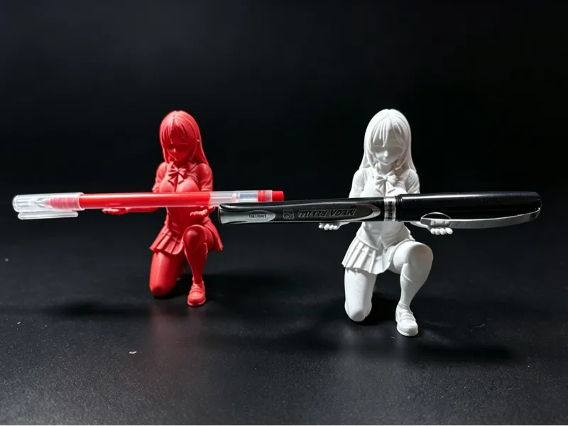 美少女笔托架