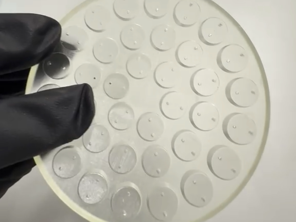 Acoustic levitator plate