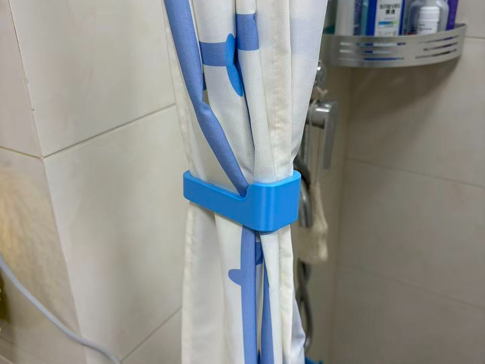 浴帘、窗帘固定器