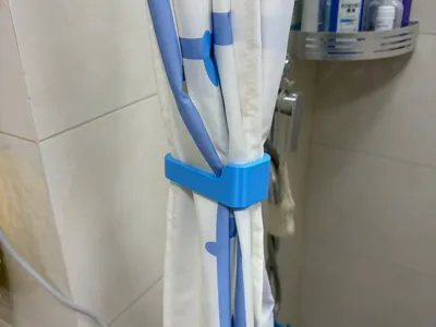 Shower Curtain, Curtain Holder